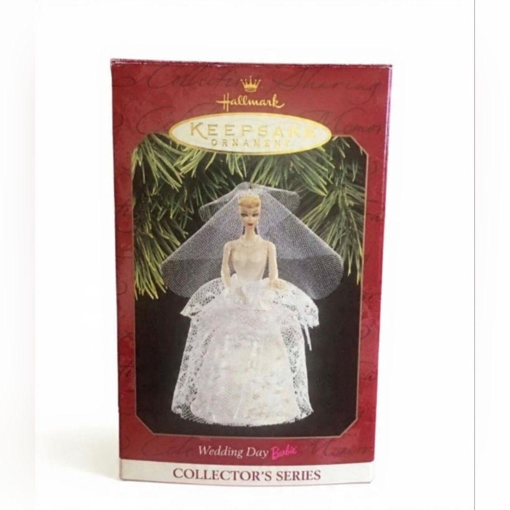 Hallmark wedding day Barbie ornament